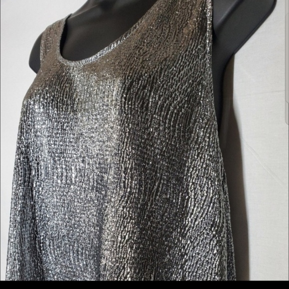Rock & Republic Tops - Metallic Rock&Republic Racer Back Tank Size Large Rock & Republic Tops - Metallic Rock&Republic Racer Back Tank Size Large
